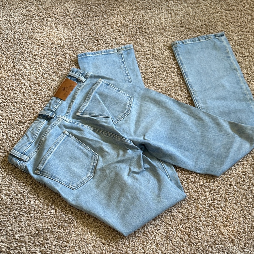 Ralph Lauren Light Blue boot cut Jeans Size 2 Petite Women’s - Picture 4 of 6